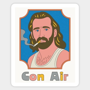 Con Air ----- Retro Pop Art Fan Design Sticker